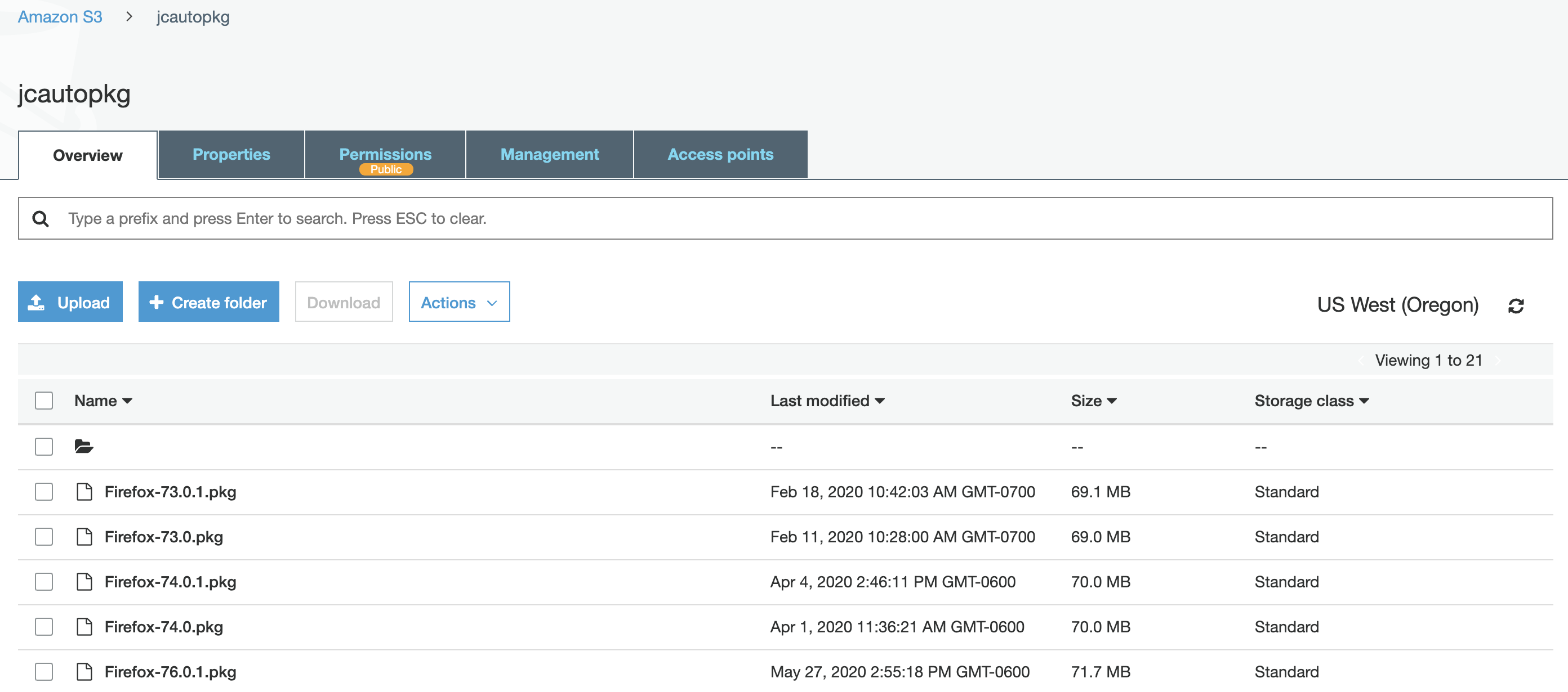 aws config