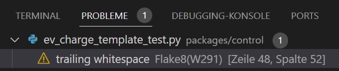 VSCode Fehler Flake8